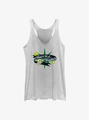 Star Wars The Mandalorian Child Trouble Girls Tank