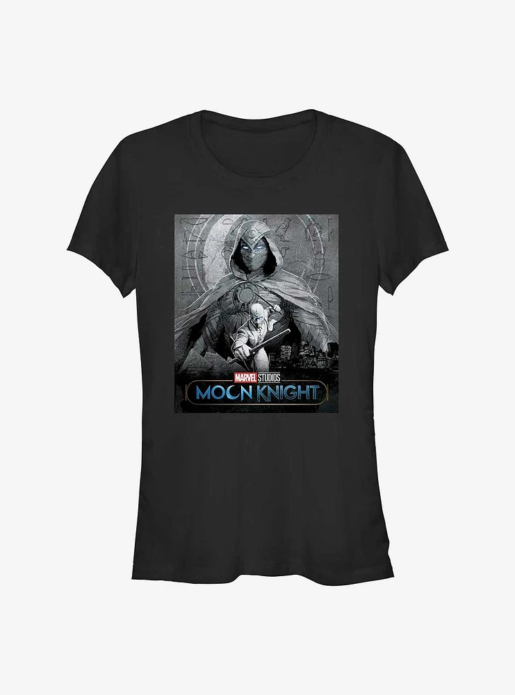 Marvel Moon Knight Portrait Girls T-Shirt