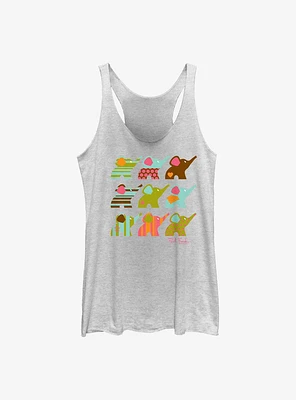Paul Frank Ellie Line Up Raw Edge Girls Tank