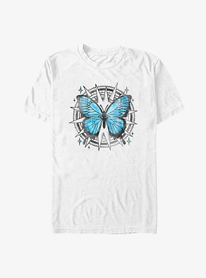 Watercolor Blue Butterfly T-Shirt