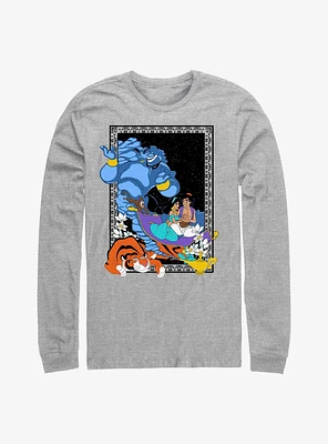 Disney Aladdin Poster the Lamp Long-Sleeve T-Shirt