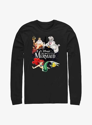 Disney The Little Mermaid Watercolor Long-Sleeve T-Shirt