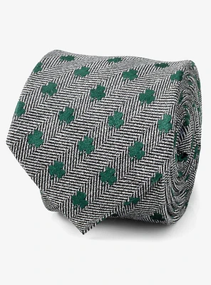 Herringbone Shamrock Men's Tie