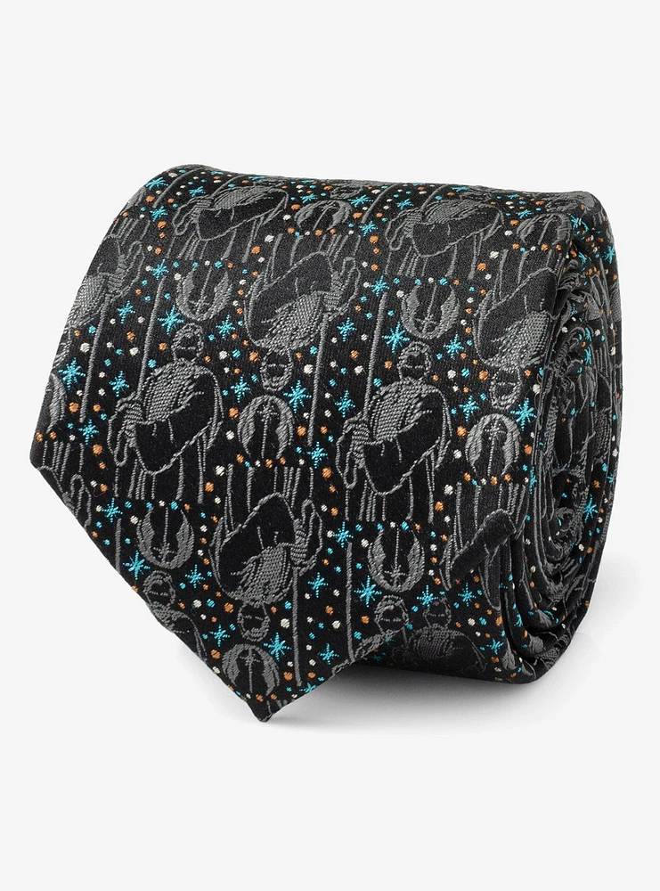 Star Wars Obi Wan Kenobi Gray Men's Tie