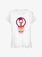 Maruchan Face Eating Ramen Girls T-Shirt