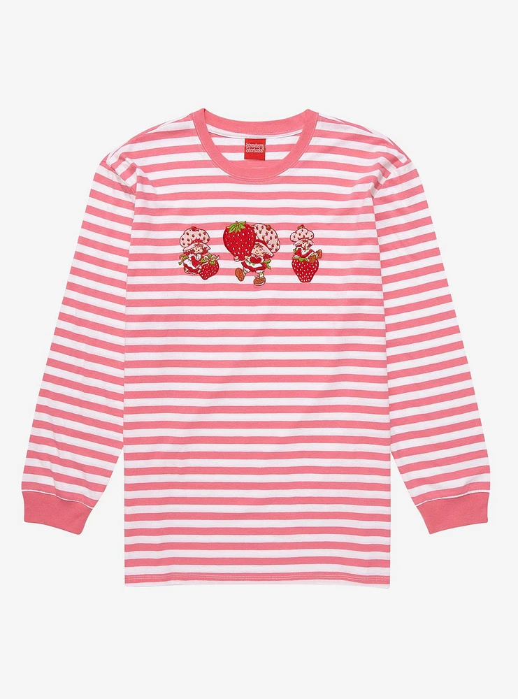 Strawberry Shortcake Striped Long Sleeve T-Shirt - BoxLunch Exclusive