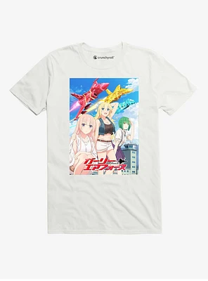 Girly Air Force White T-Shirt