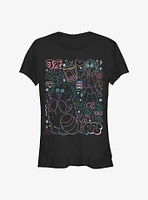 Disney Pixar Turning Red Super Doodle Girls T-Shirt