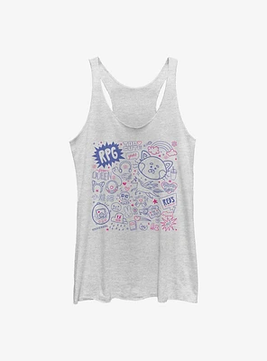 Disney Pixar Turning Red Doodle Girls Tank