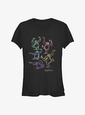 Disney The Jungle Book Dancing Louie Girls T-Shirt