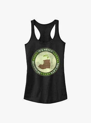 Disney Pixar Wall-E Earth Day Never Too Late To Change Girls Tank