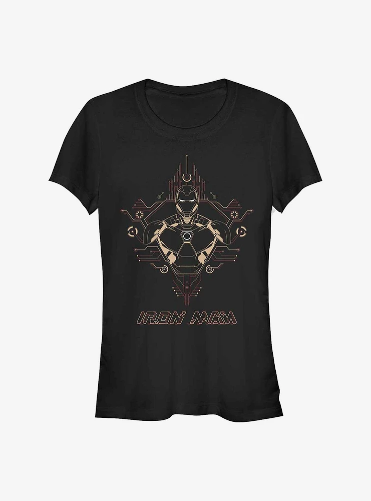 Marvel Iron Man Tech Girls T-Shirt