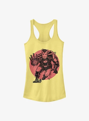 Marvel Iron Man Red Sun Girls Tank