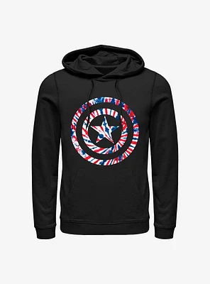 Marvel Captain America Tie-Dye Hoodie