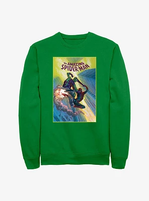Marvel Spider-Man Green Goblin Fight Sweatshirt
