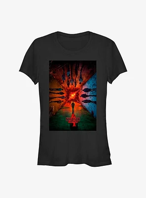 Stranger Things Season 4 Main Poster Girls T-Shirt