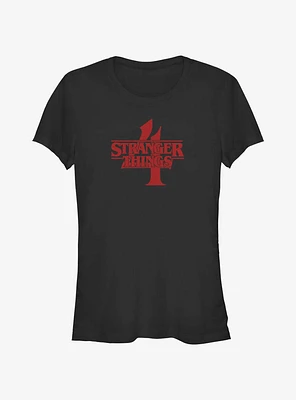 Stranger Things Season 4 Logo Girls T-Shirt