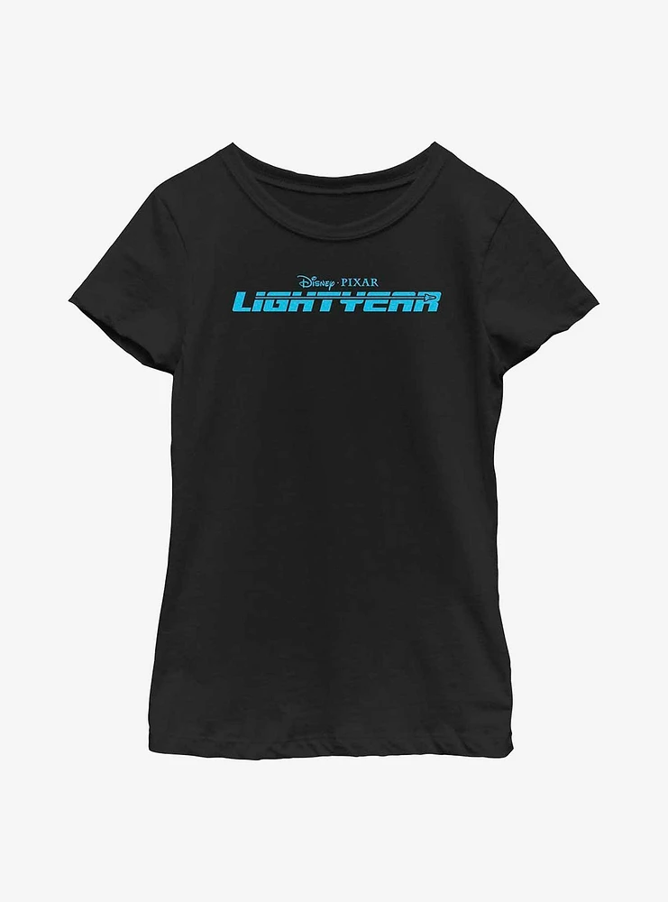 Disney Pixar Lightyear Blue Logo Youth Girls T-Shirt