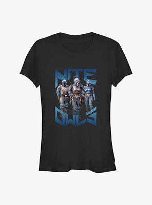 Star Wars The Mandalorian Nite Owls Girls T-Shirt