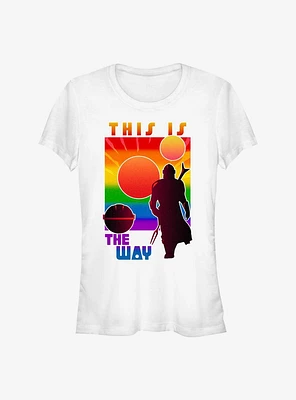 Star Wars The Mandalorian Prideful Way Girls T-Shirt