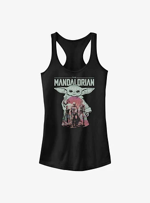 Star Wars The Mandalorian Grogu's Squad Girls Tank