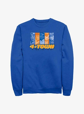Disney Pixar Turning Red 4Town Drip Logo Sweatshirt
