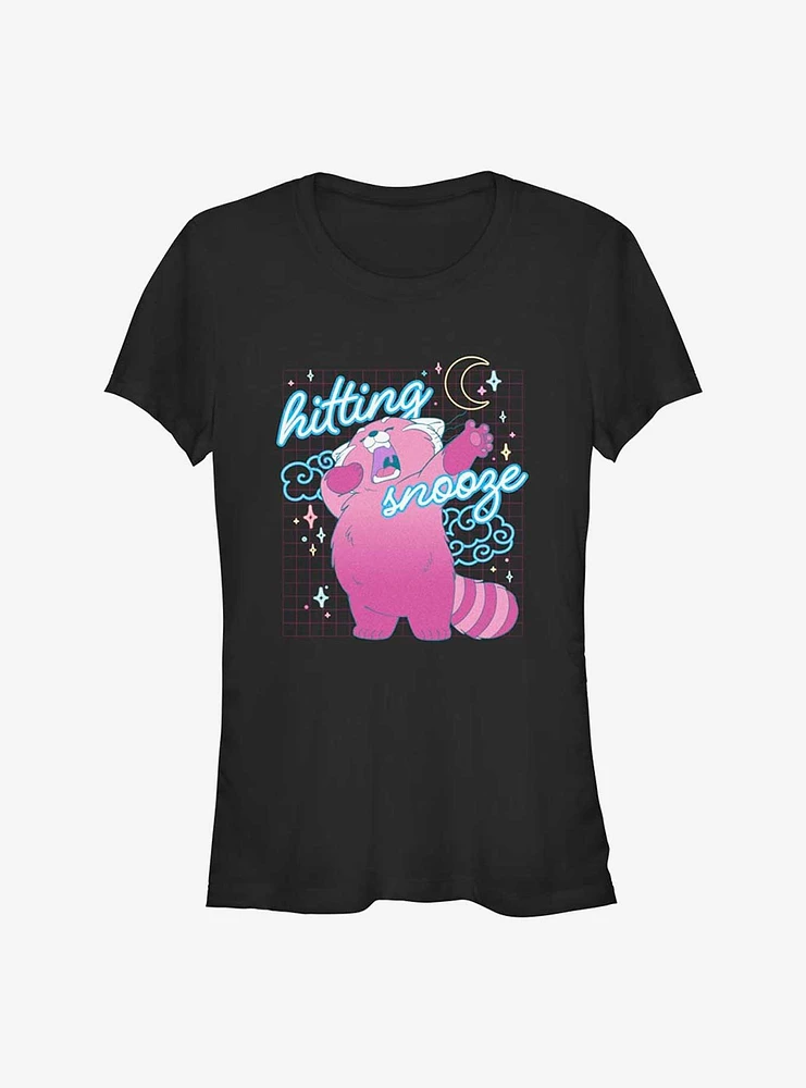 Disney Pixar Turning Red Snooze Girls T-Shirt