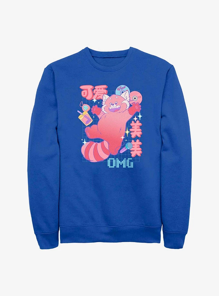 Disney Pixar Turning Red Panda Omg Sweatshirt
