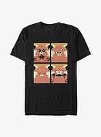 Disney Pixar Turning Red Faces Of Mei T-Shirt
