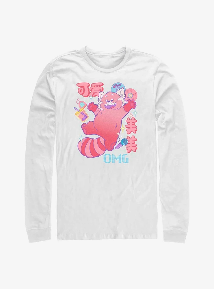 Disney Pixar Turning Red Panda Omg Long Sleeve T-Shirt