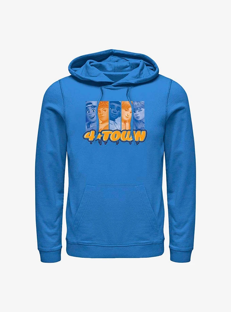 Disney Pixar Turning Red 4Town Drip Logo Hoodie