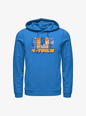 Disney Pixar Turning Red 4Town Drip Logo Hoodie