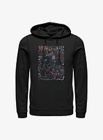 Disney Pixar Turning Red Neon Doodle Hoodie