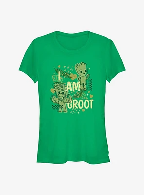 Marvel Guardians of the Galaxy Cutesy Groot Girls T-Shirt