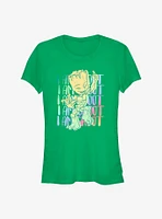 Marvel Guardians of the Galaxy Dancing Groot Girls T-Shirt