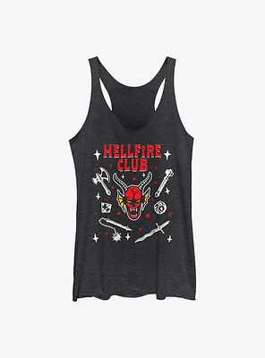 Stranger Things Hellfire Club Girls Tank Top