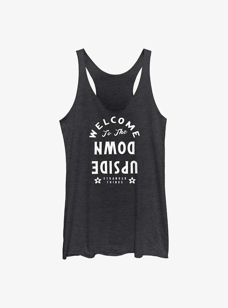 Stranger Things Welcome To The Upside Down Girls Tank
