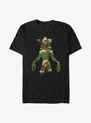 Stranger Things Demogorgon Camo Monster T-Shirt