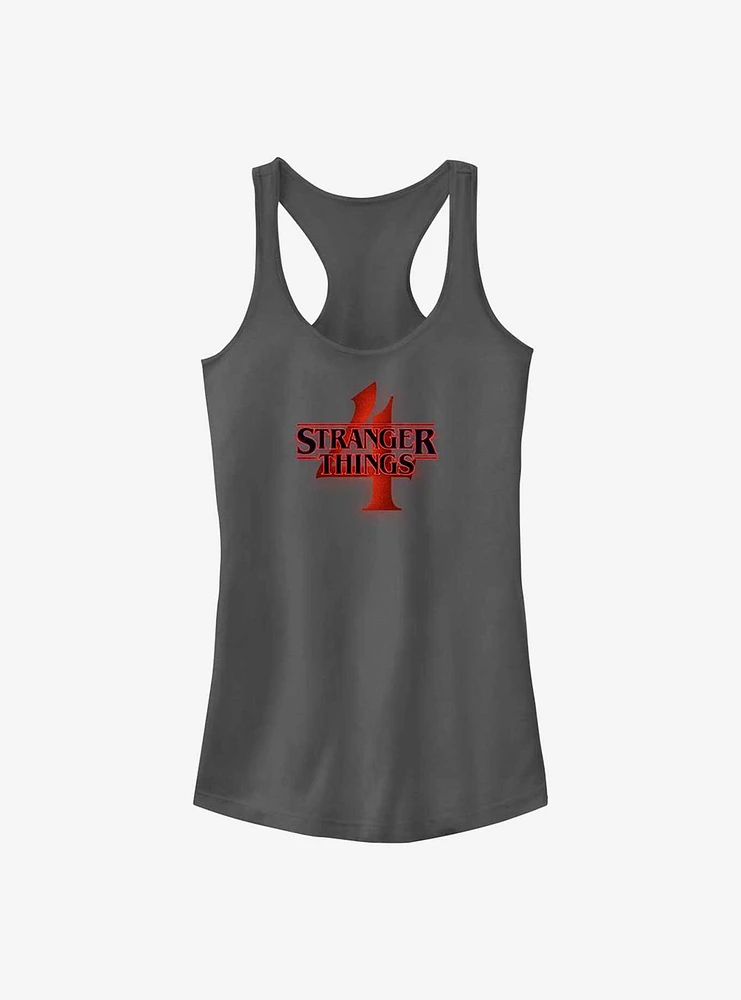 Stranger Things Season 4 Logo Girls Tank