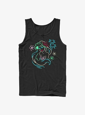 Disney The Little Mermaid Neon Ariel Tank