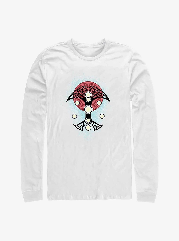 Marvel Thor: Love And Thunder Blue Splatter Cosplay Long Sleeve T-Shirt
