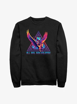 Marvel Thor: Love And Thunder Valkyrie Triangle Badge Sweatshirt