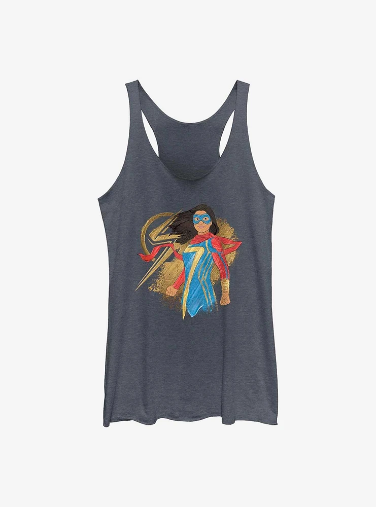Marvel Ms. Portrait GIrls Raw Edge Tank