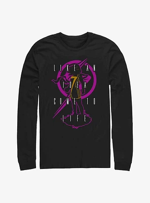 Marvel Ms. Silhouette Long-Sleeve T-Shirt