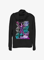Marvel Ms. Wave Cowlneck Long-Sleeve Girls Top