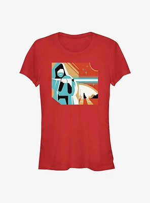 Star Wars Obi-Wan Kenobi Geometric Girls T-Shirt