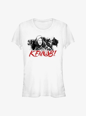 Star Wars Obi-Wan Kenobi Spray Paint Girls T-Shirt