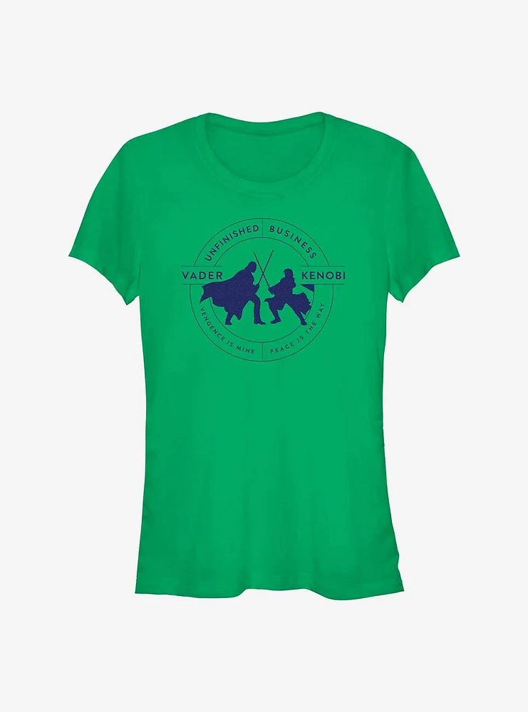 Star Wars Obi-Wan Kenobi Unfinished Duel Girls T-Shirt