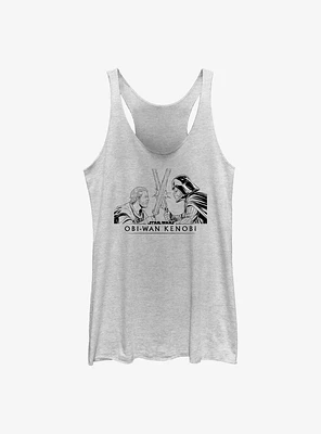 Star Wars Obi-Wan Kenobi Obi Clash Girls Tank Top