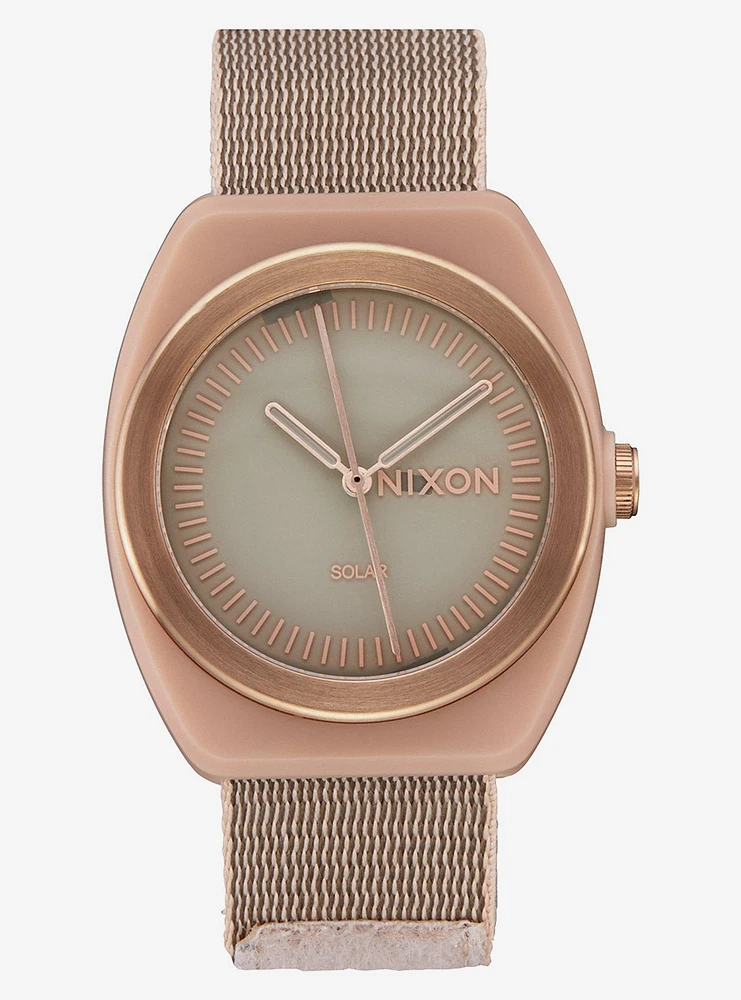 Nixon Light-Wave Light Pink Rose Gold Watch